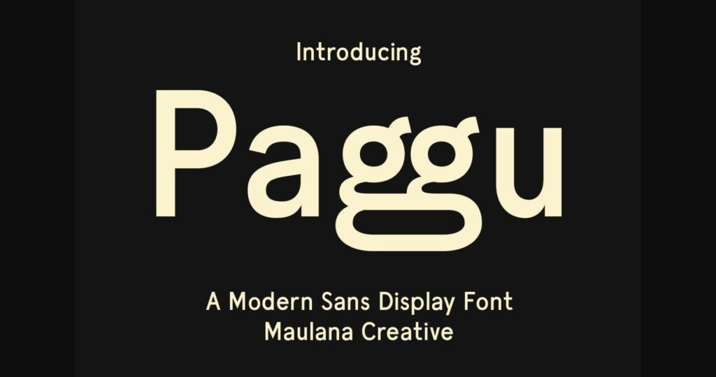 Paggu Font Poster 3