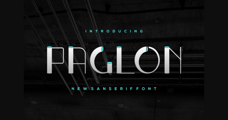 Paglon Font Poster 3