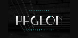 Paglon Font Poster 1