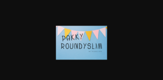 Pakky Roundyslim Font Poster 1