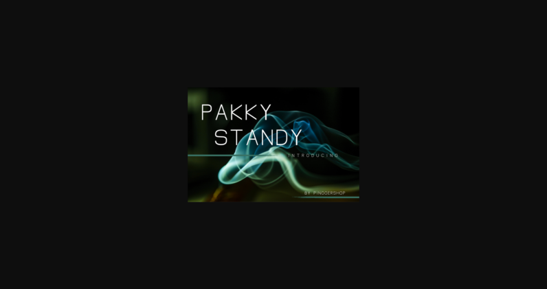 Pakky Standy Font Poster 3