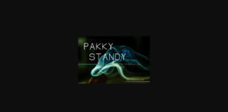 Pakky Standy Font Poster 1