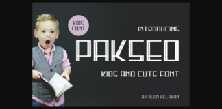 Pakseo Font Poster 1