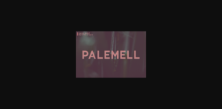 Palemell Font Poster 1