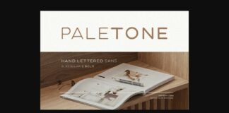 Paletone Font Poster 1