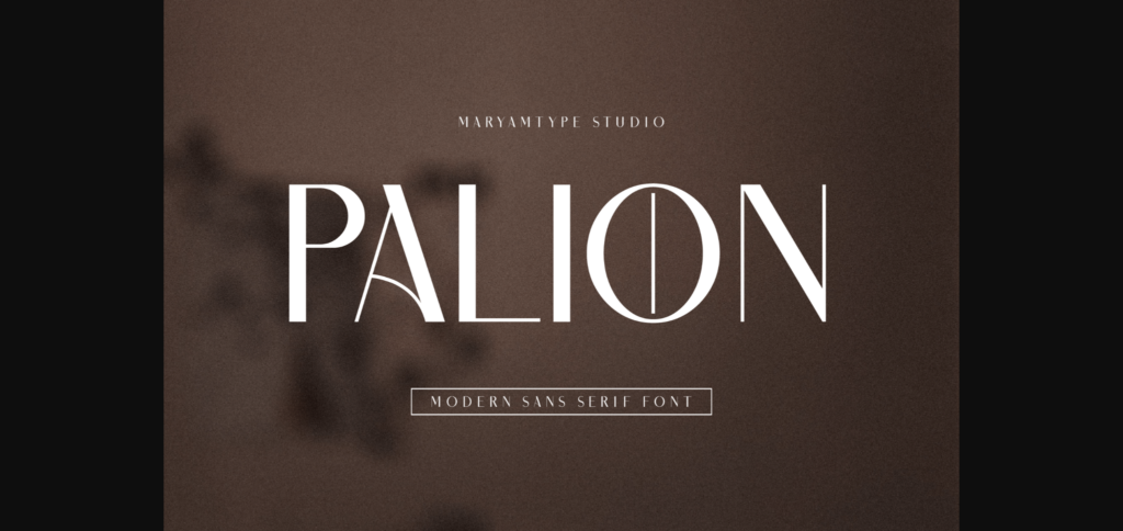 Palion Font Poster 3