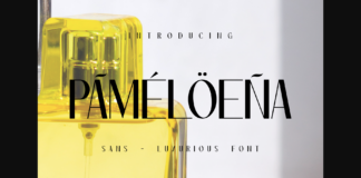 Pameloena Font Poster 1