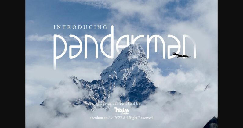 Panderman Font Poster 3