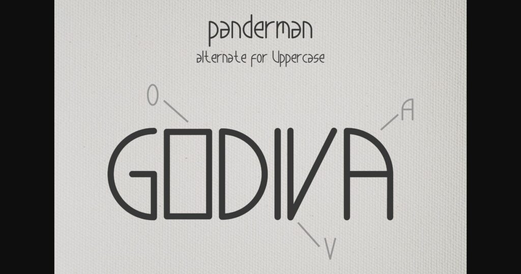 Panderman Font Poster 5