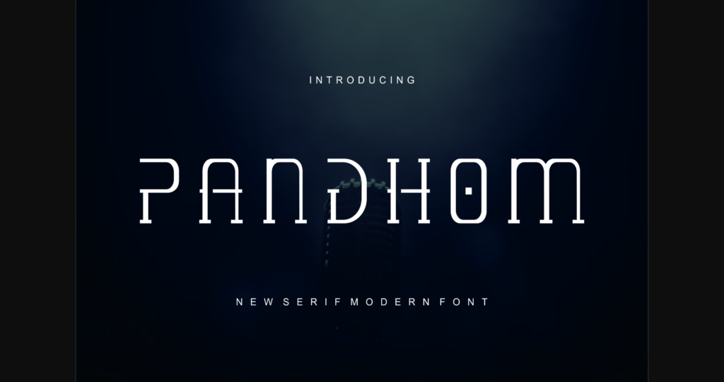 Pandhom Font Poster 3