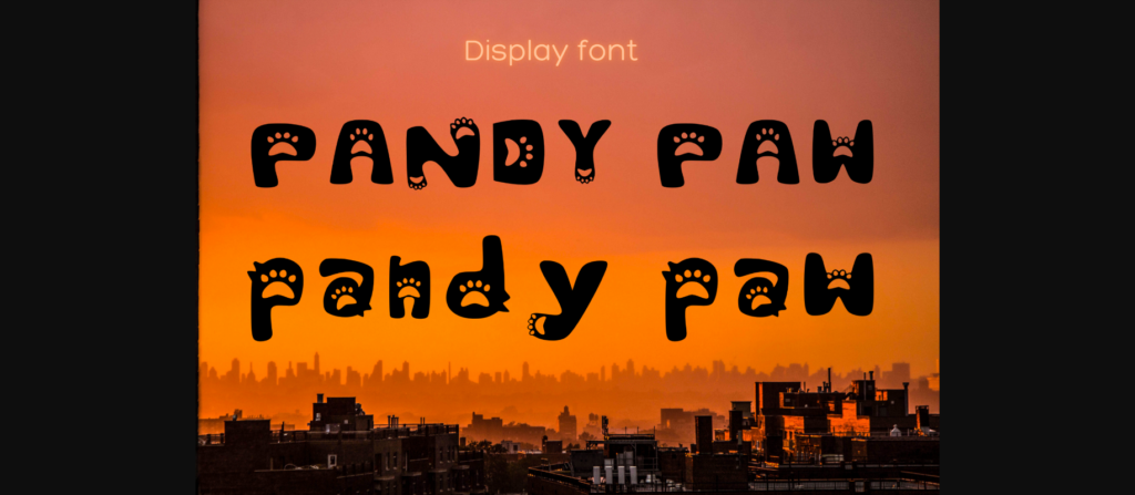 Pandy Paw Font Poster 1