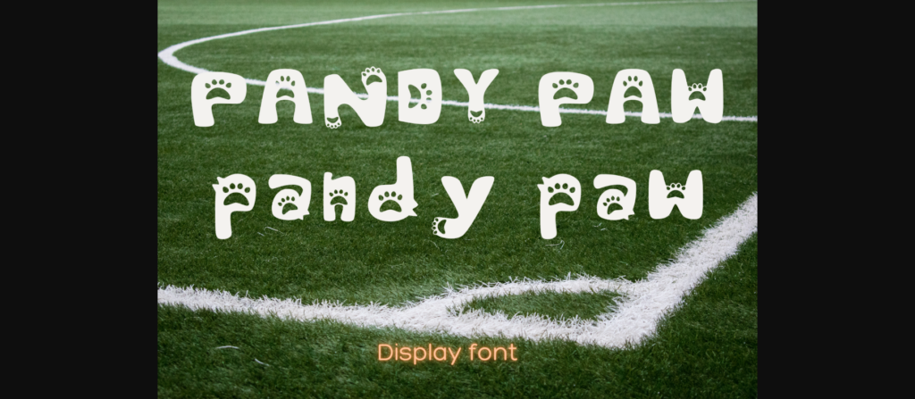 Pandy Paw Font Poster 4