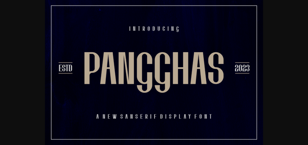 Pangghas Font Poster 1