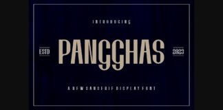 Pangghas Font Poster 1