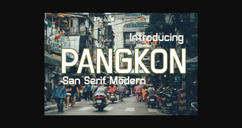 Pangkon Font Poster 3