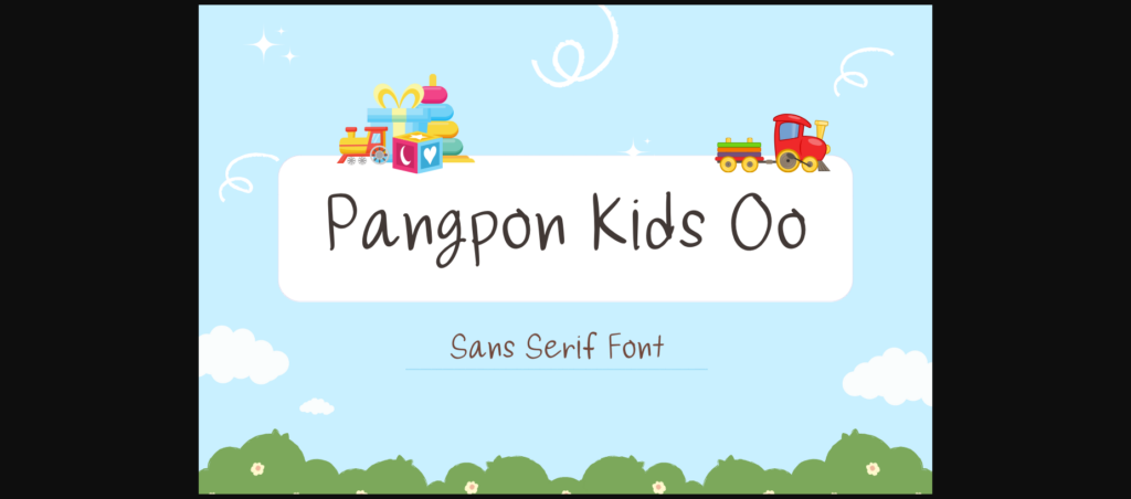 Pangpon Kids Oo Font Poster 3