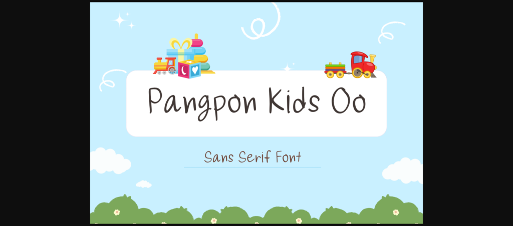 Pangpon Kids Oo Font Poster 1