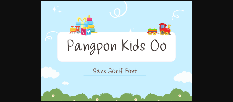 Pangpon Kids Oo Font Poster 1