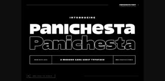 Panichesta Font Poster 1