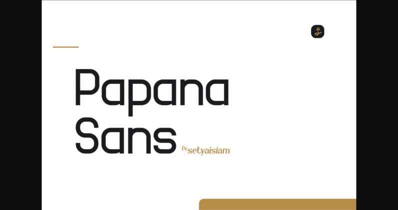 Papana Sans Font Poster 3