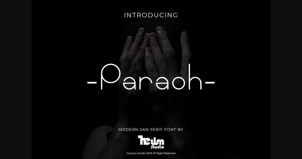 Paraoh Font Poster 3