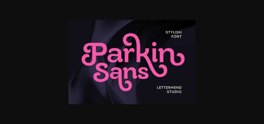 Parkin Sans Font Poster 3