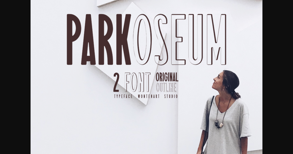 Parkoseum Font Poster 3