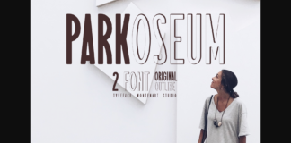 Parkoseum Font Poster 1