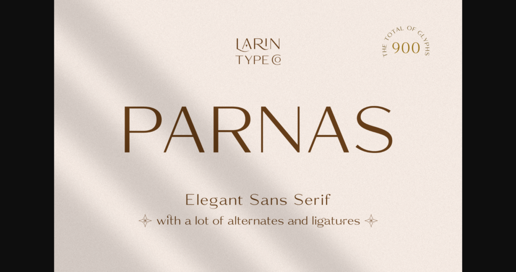 Parnas Sans Font Poster 3