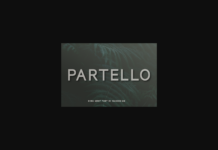 Partello Font Poster 1