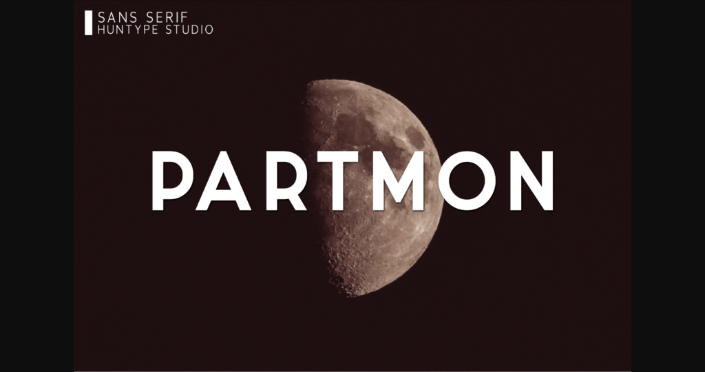 Partmon Font Poster 3