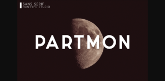 Partmon Font Poster 1