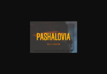 Pashalovia Bold Font Poster 1