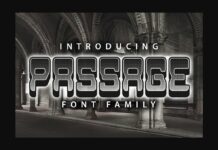 Passage Font Poster 1