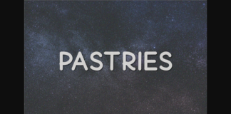 Pastries Font Poster 1