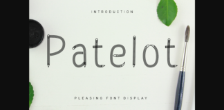 Patelot Font Poster 1