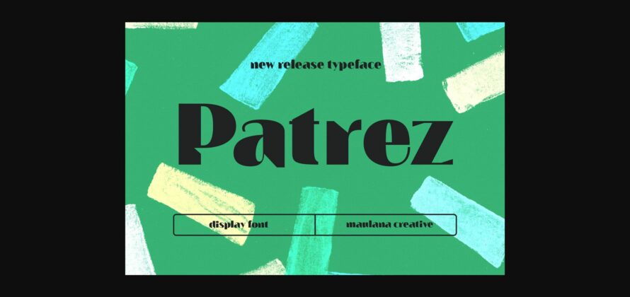 Patrez Font Poster 3