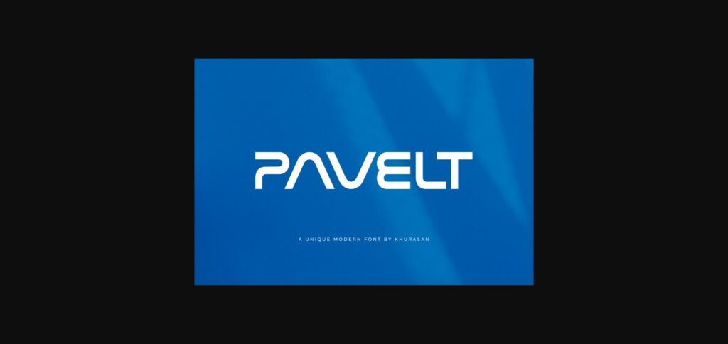 Pavelt Font Poster 3