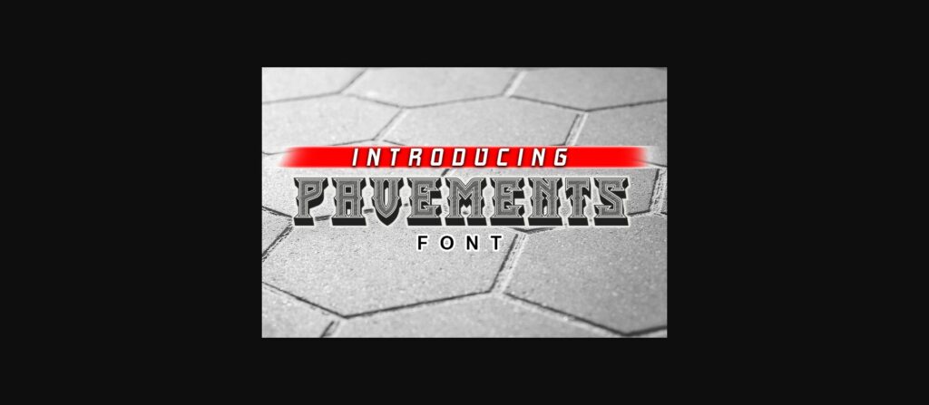 Pavements Font Poster 3