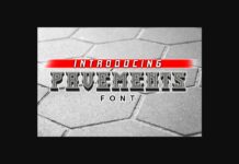 Pavements Font Poster 1