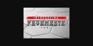 Pavements Font Poster 1