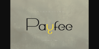 Payfee Font Poster 1