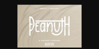 Peanuth Font Poster 1
