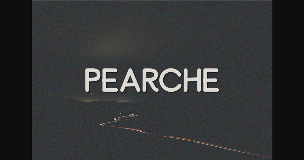 Pearche Font Poster 3