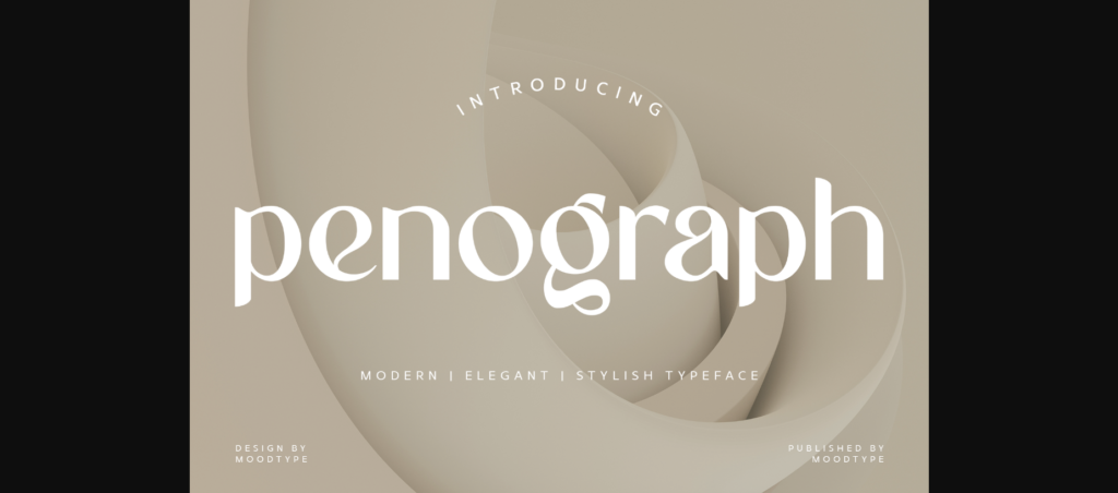 Penograph Font Poster 3