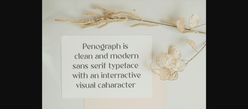 Penograph Font Poster 2