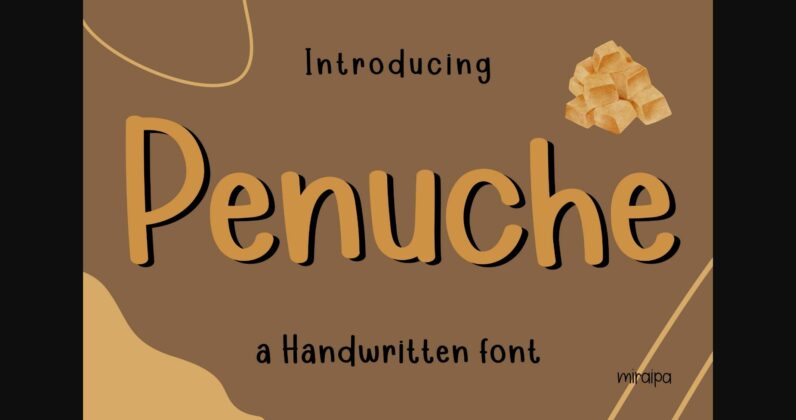 Penuche Font Poster 3