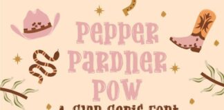 Pepper Pardner Fonts