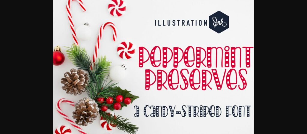 Peppermint Preserves Font Poster 3