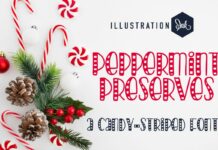 Peppermint Preserves Font Poster 1